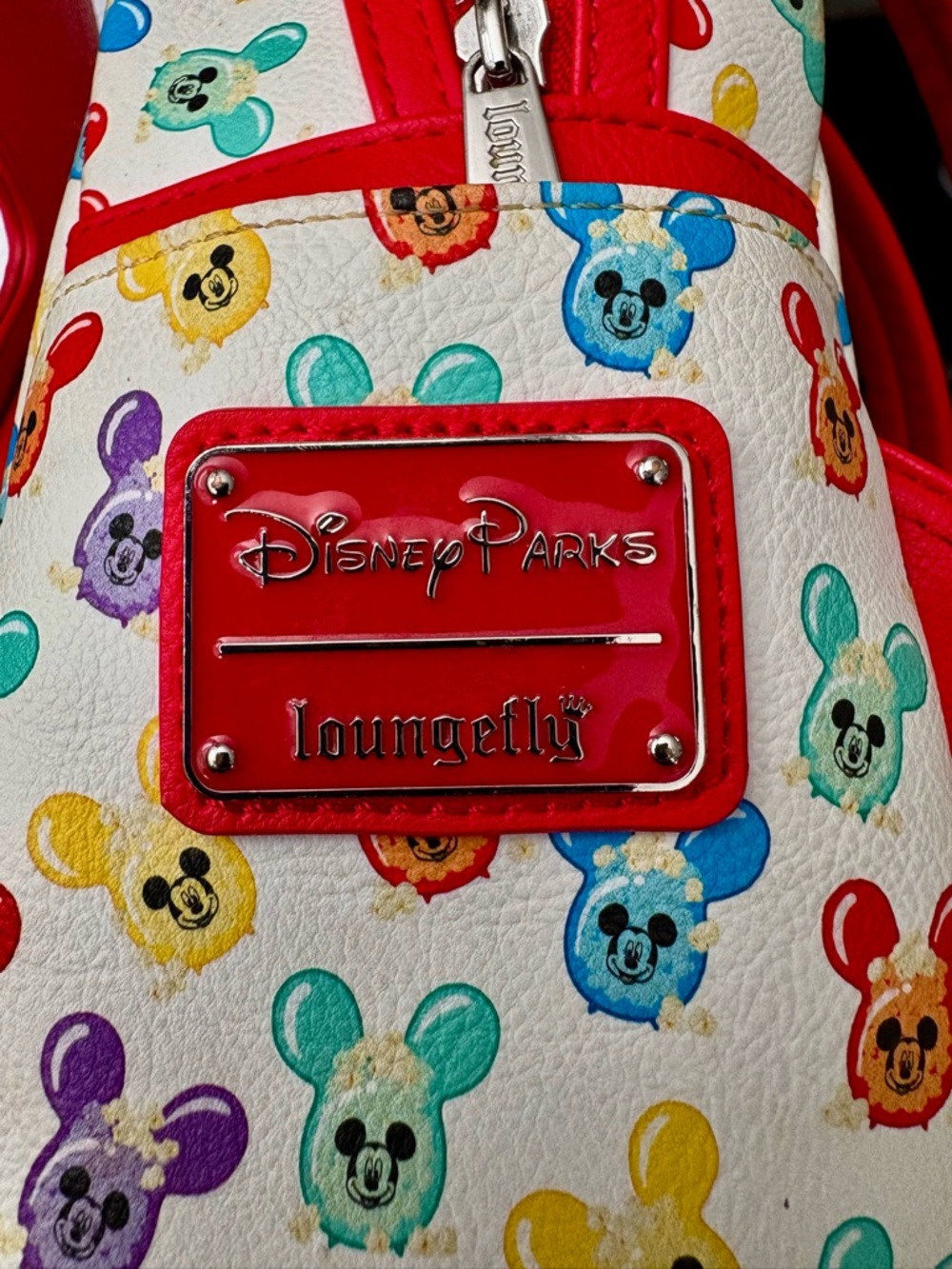 Disney Parks Loungefly Mickey Mouse Ballon Popcorn Mini Backpack - Picture 6 of 6